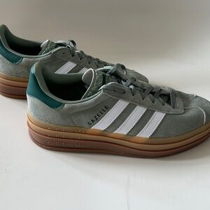 Adidas Gazelle Bold - Green/Gum
